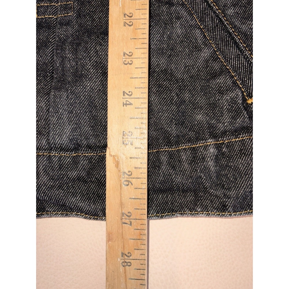 Vintage Ralph Lauren Jeans Co Denim Trucker Jacket Mens XL Black Jean - Picture 5 of 9